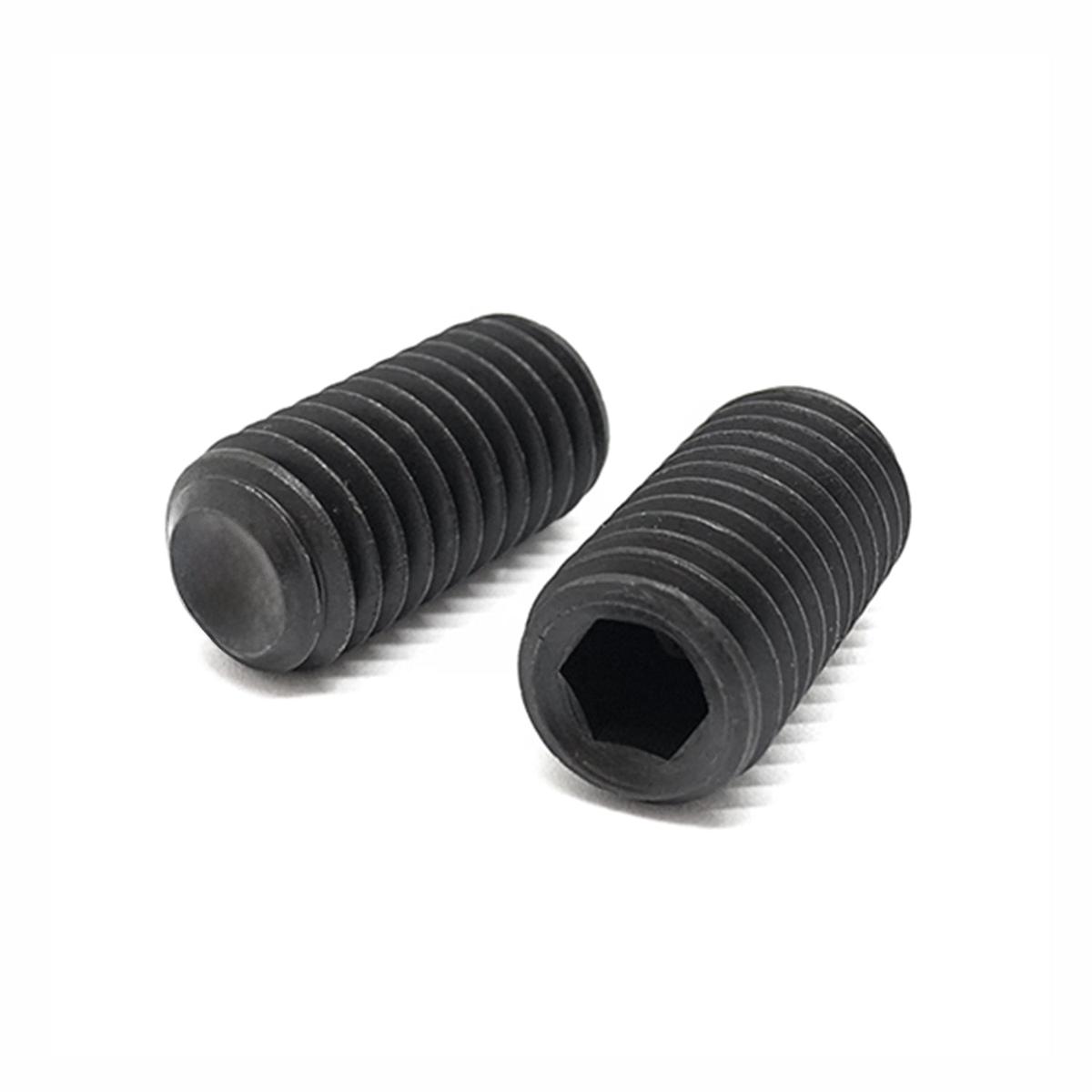 M3-0.50x10 Class 45H Flat Point Allen Socket Set Screws Black Oxide