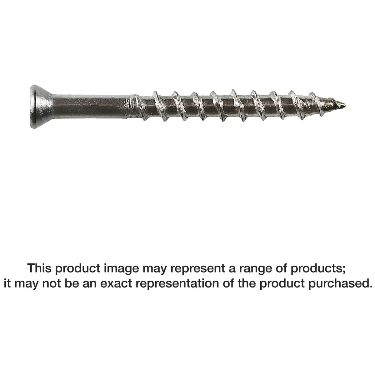 Simpson Strong-Tie T10250WPP Deck-Drive DWP WOOD SS Screw, #10 x 2-1/2-in. T25, Flat Head, Type 316, 350-Pack