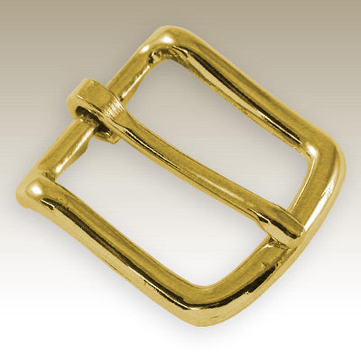 " Heel bar Buckle - Brass Plate