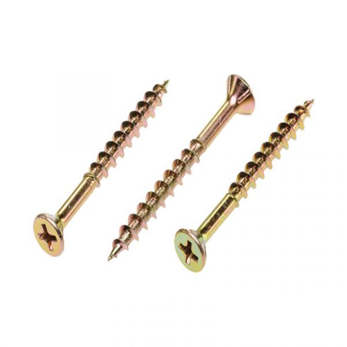 Zinc Plated Chipboard Screws 8g x 40mm - Pack of 100