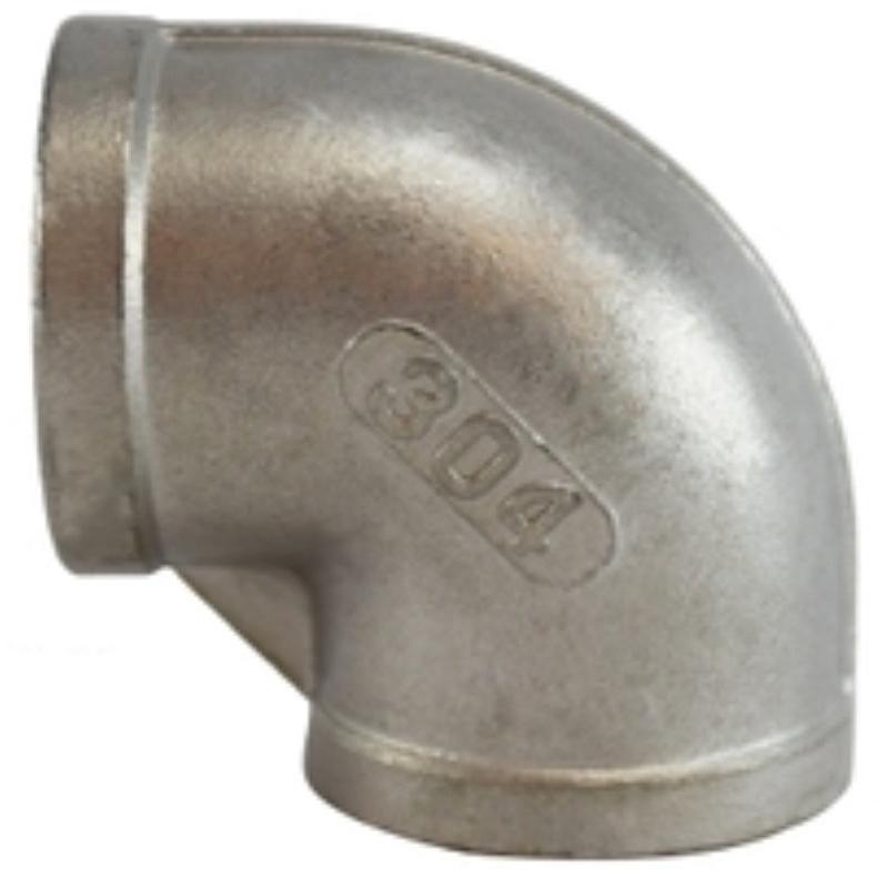 Midland Industries 62106BAG Pipe Elbow, 1-1/4 in, 90 deg Angle, Stainless Steel, 300 psi Pressure